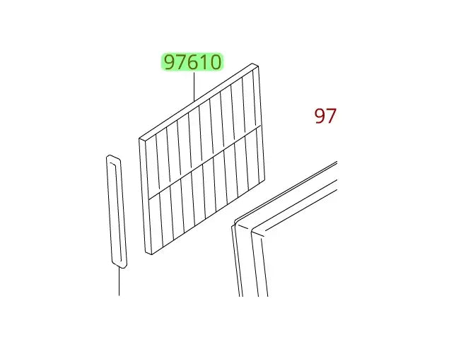 Filtro de Polen Alternativo Koreano Hyundai Getz Matrix 2001 2002 2003 2004 2005 2006 2007 2008 2009 2010 2011