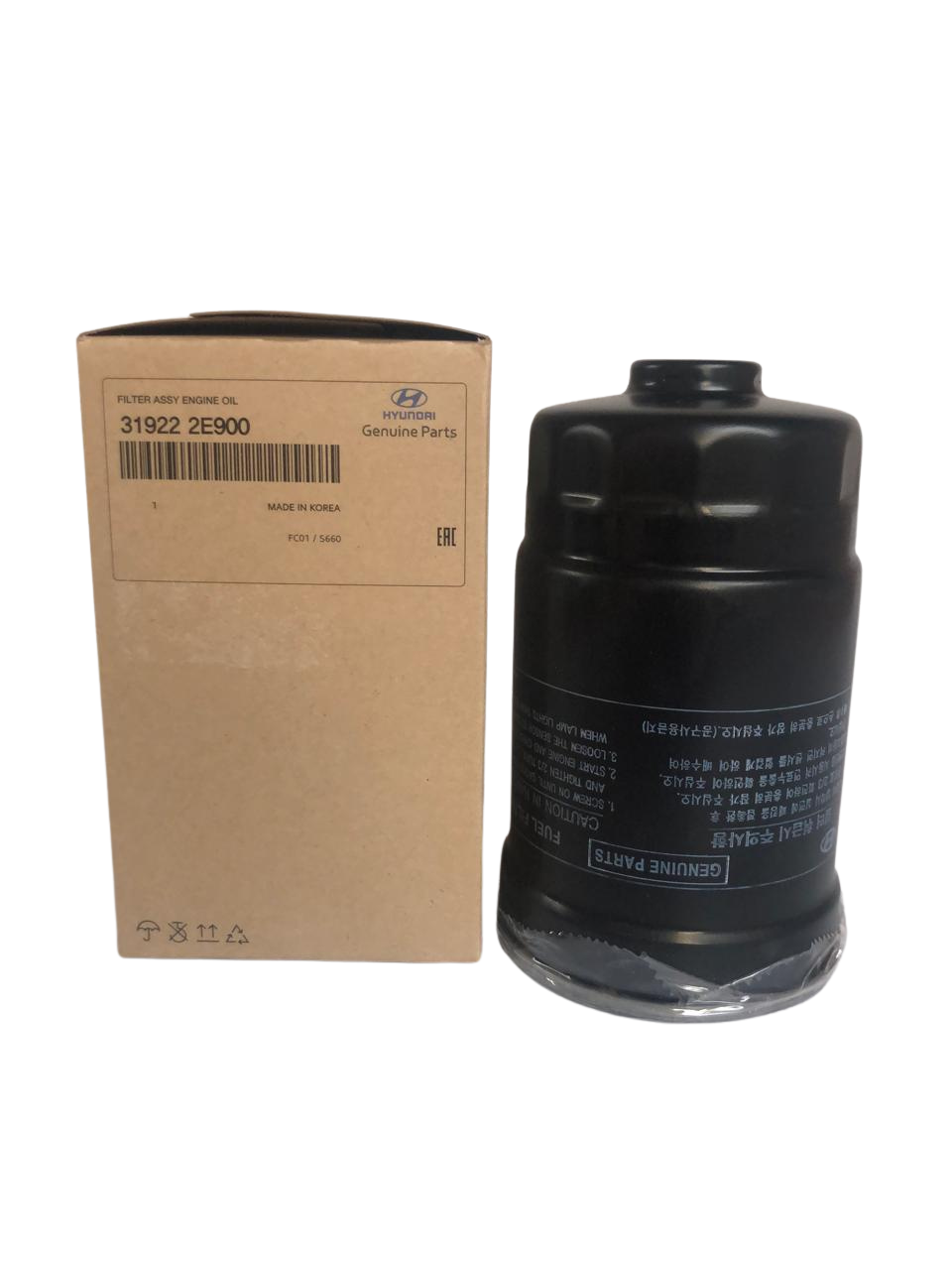 FILTRO PETROLEO NEW H-1 FRONTIER 2.9 TUCSON STA FE 2.0 CRDI 01/06 ORIGINAL