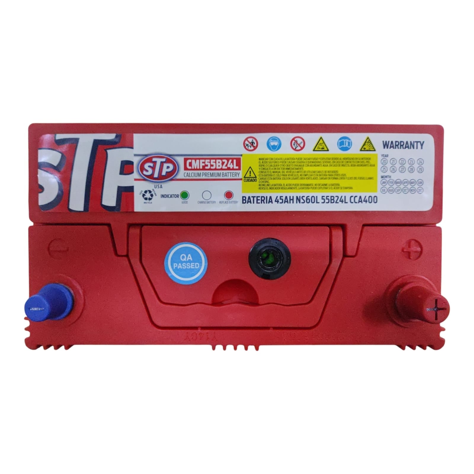 BATERIA 45AH NS60 CCA 400 (- + ) L 236 - AN 128 -AL 220 B/DELGADO STP