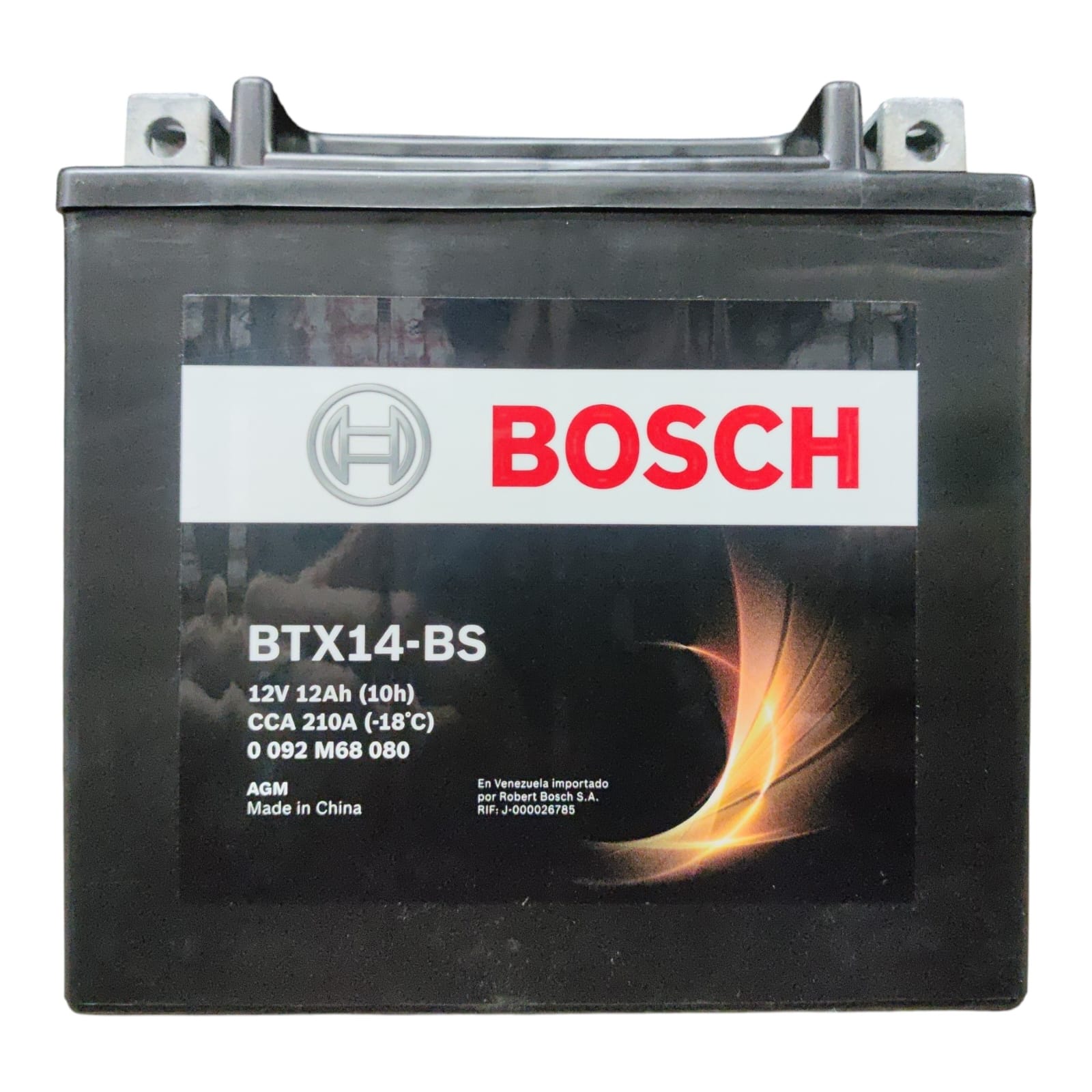 BATERIA PARA MOTO 12 AH CCA210 ( + -) L 150 -AN 87 -AL 145 BOSCH