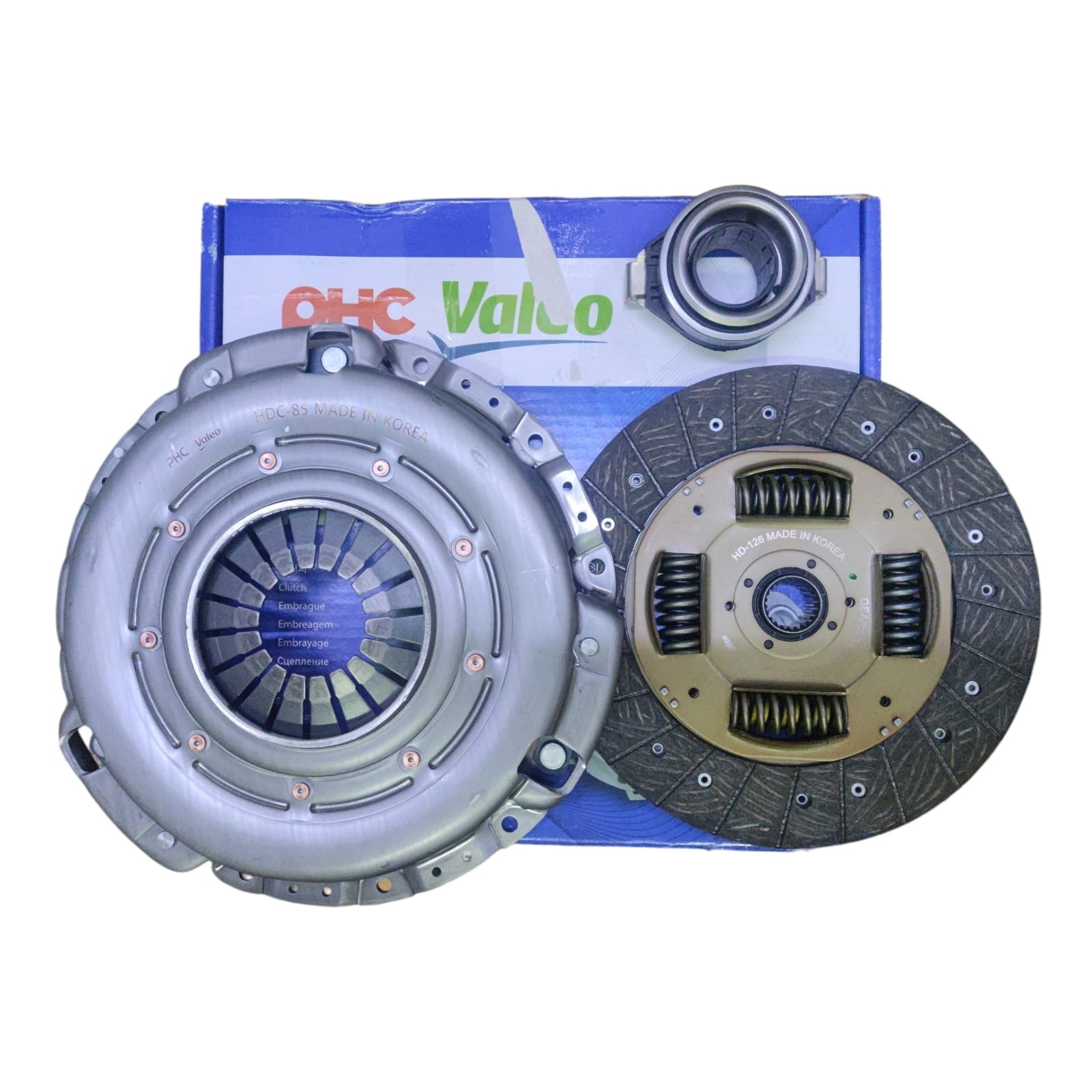KIT EMBRAGUE PORTER II HD35 FRONTIER 2.5 D4CB 254MM 3PCS VALEO KOREA