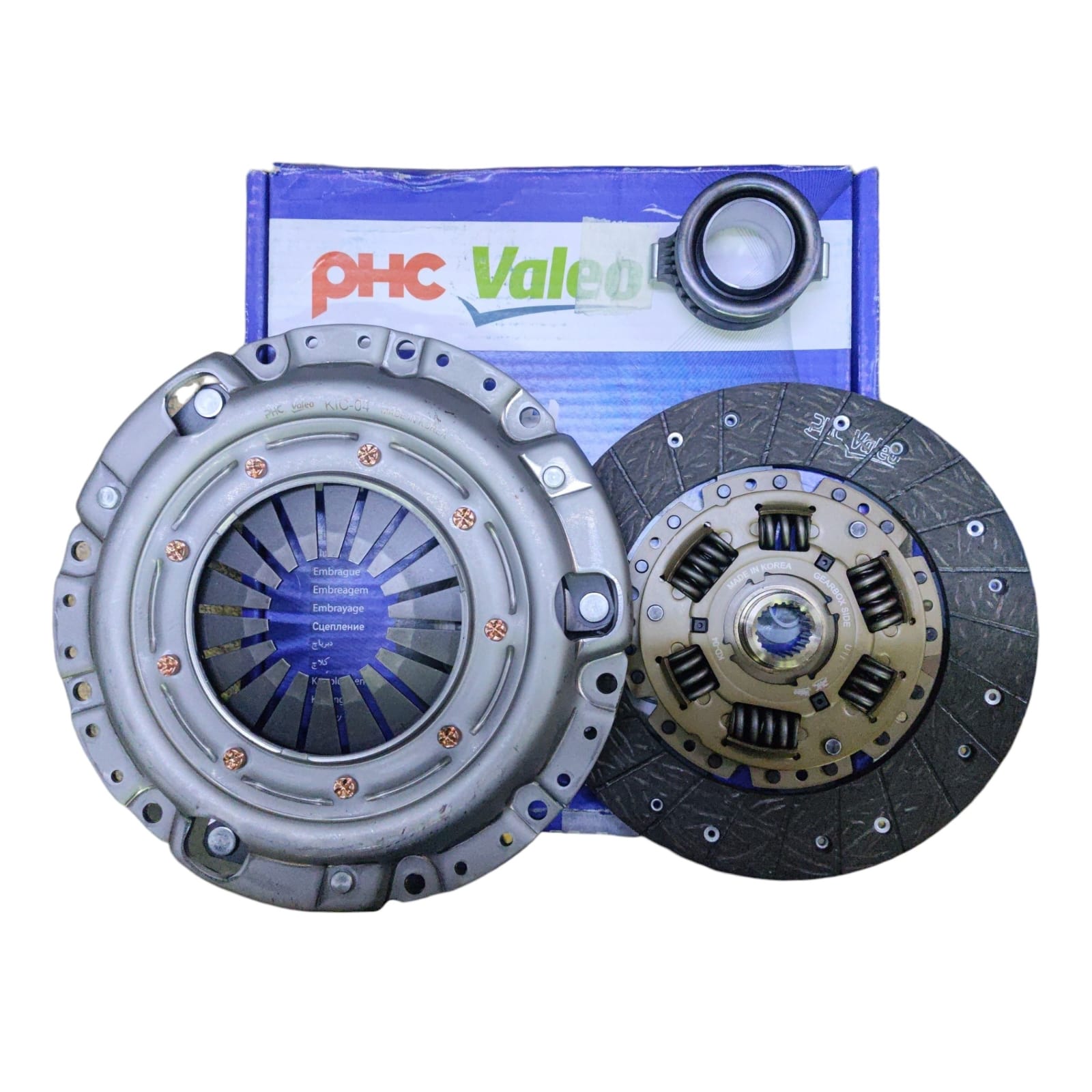 KIT EMBRAGUE KIA BESTA 2.2 K2400 3 PCS 225 MM KOREA VALEO