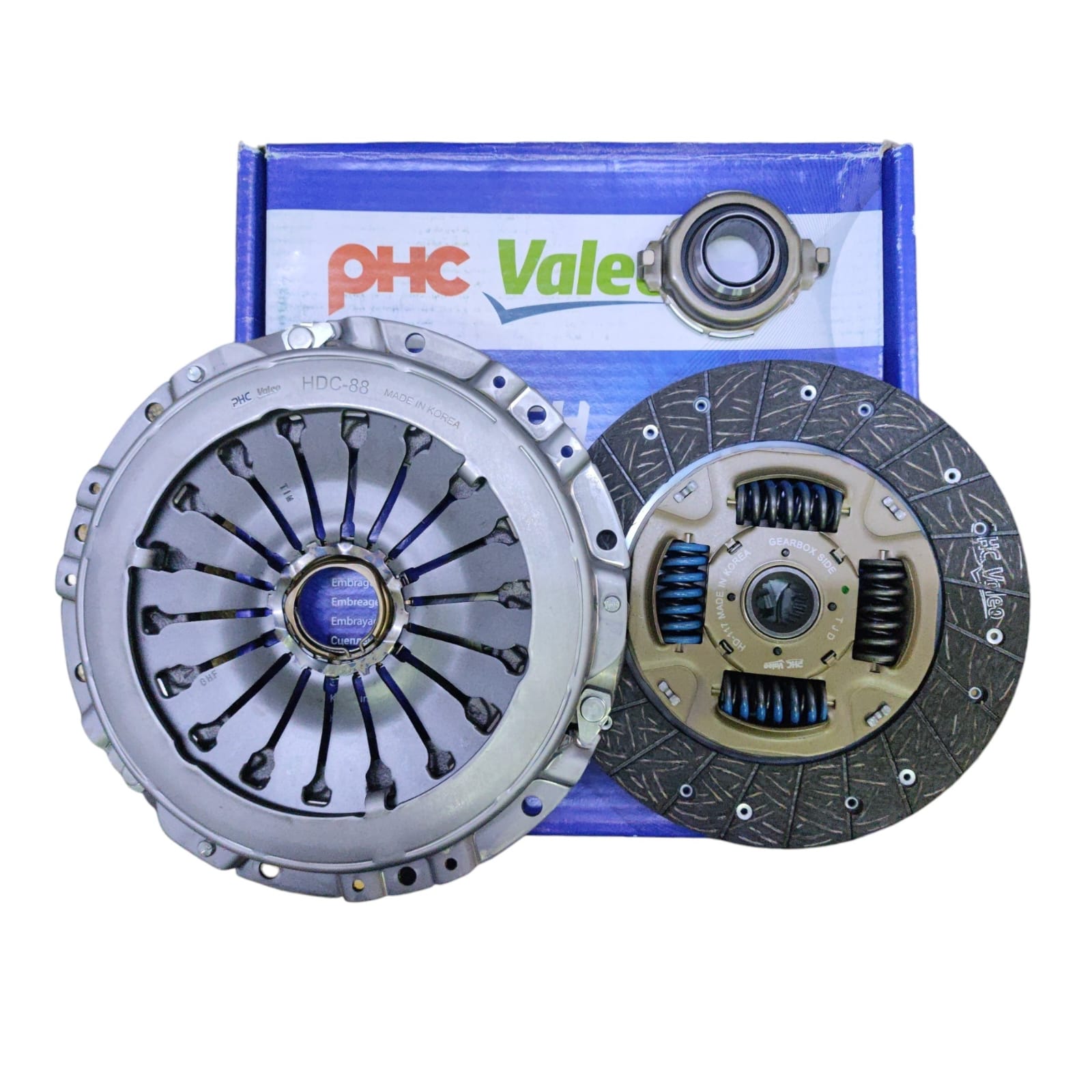 KIT EMBRAGUE KIA CARENS 2.0 BENC 03/06 G4GC VALEO KOREA