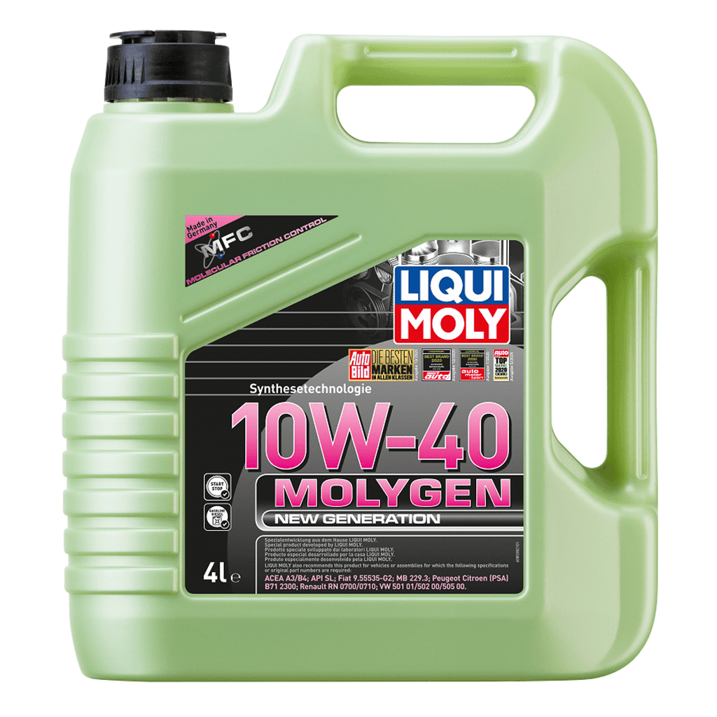 Aceite Para Motor Liqui Moly 10W40 Molygen New Generation 4 Litros