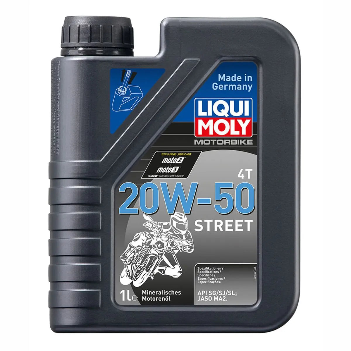Aceite para Moto Liqui Moly 20W50 Street 1 Litro