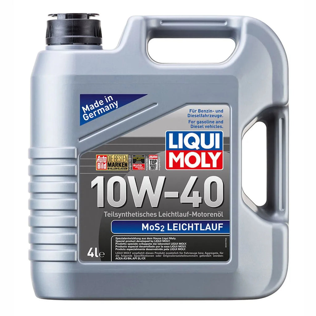 Aceite Para Motor Liqui Moly 10W40 MoS2 Leichtlauf 4 Litros