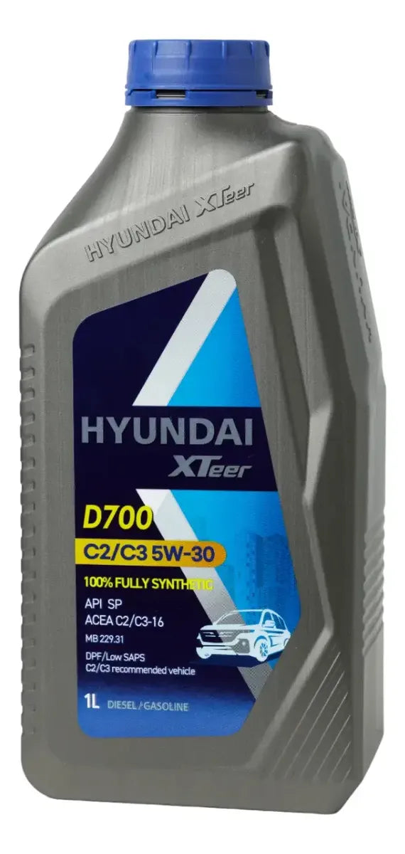 Aceite Para Motor Hyundai 5W30 D700 API SP ACEA C2/C3-16 DPF 1 Litro