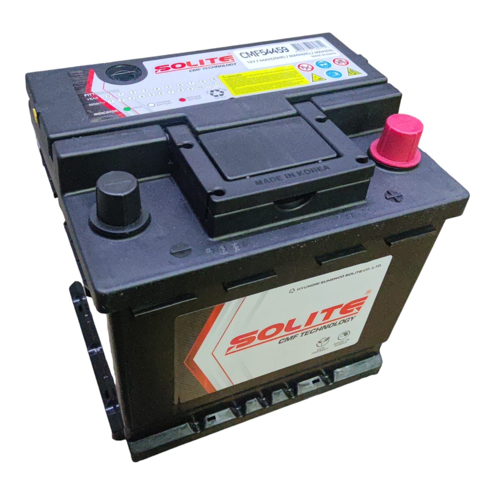 BATERIA 44AH CCA 400 (- +) KIA CERATO KIA 04/07  POP 1.1 SOLITE