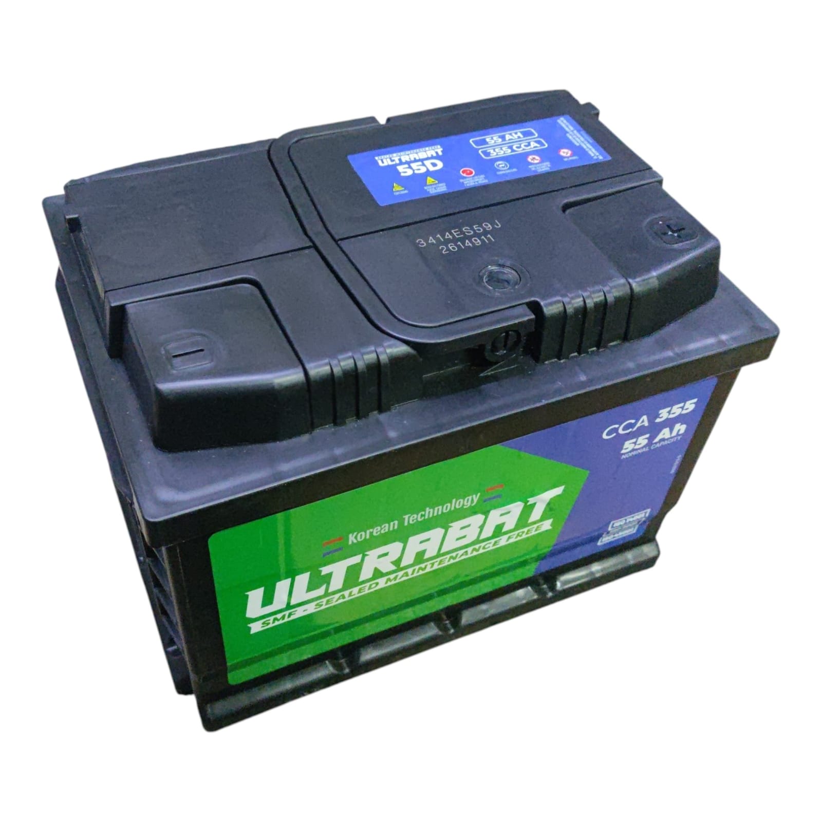 BATERIA 55AH 55AM CCA 355 (- +) ACCENT 94/2011 RIO JB RIO 3-4-5 /19 ULTRABAT