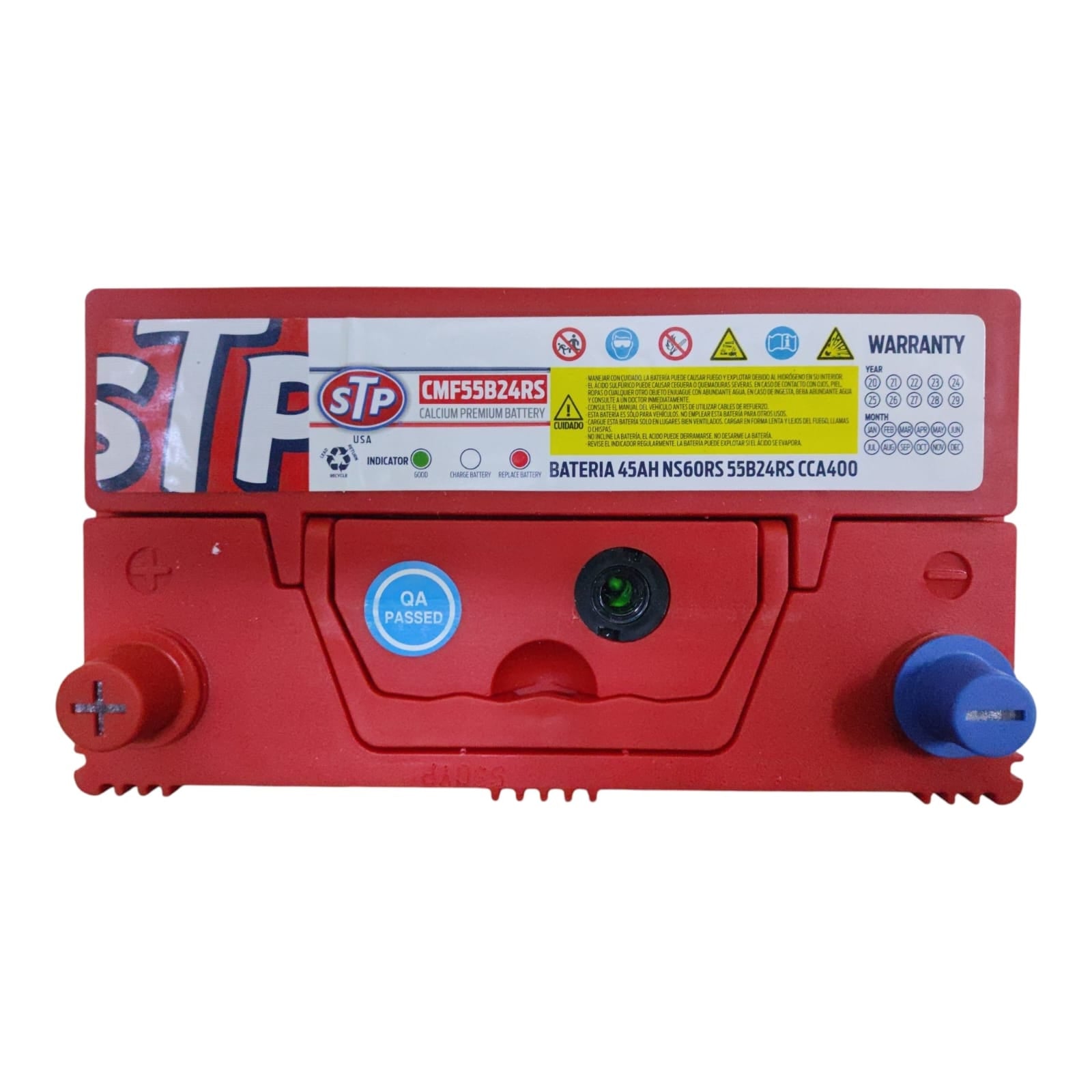 BATERIA 45AH NS60RS CCA 400 (+ -)  STP