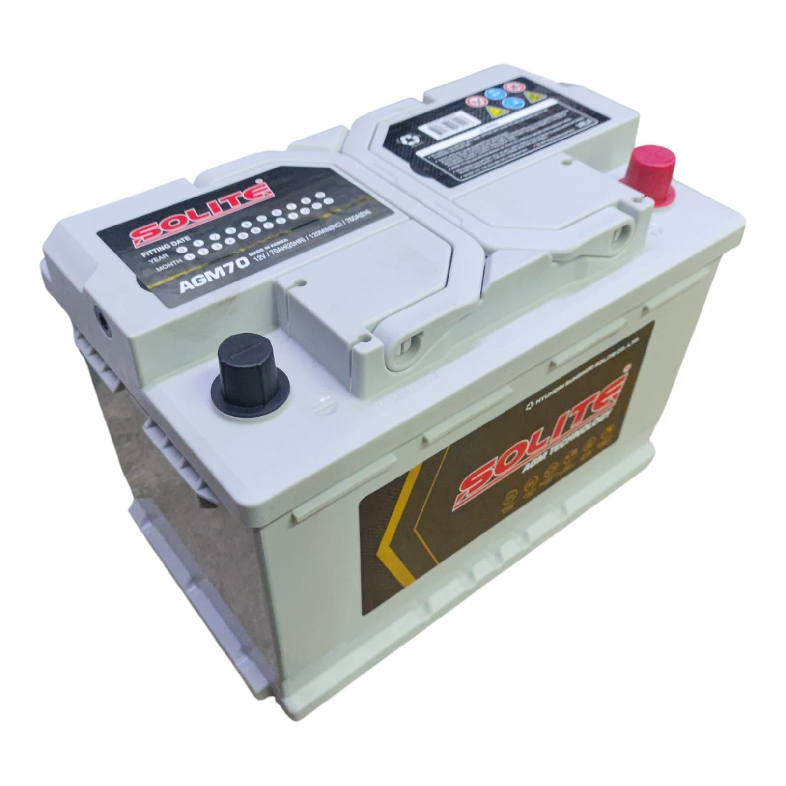 BATERIA STAR STOP 70 AH CCA760 (- +) L275 - AN174 - AL 189 SOLITE
