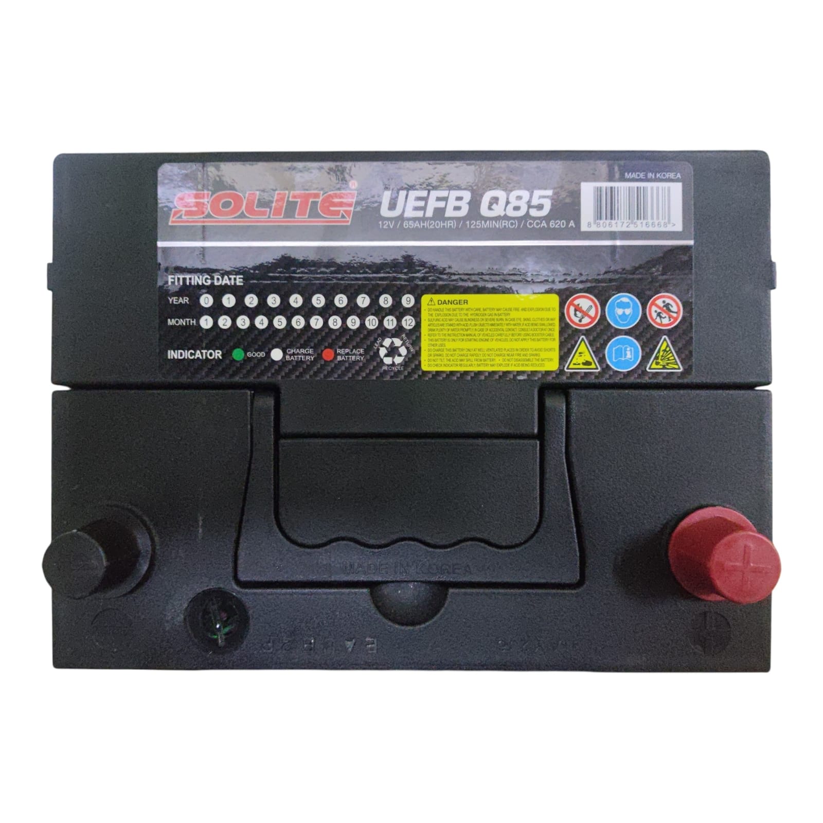 BATERIA STAR STOP 65AH EFBQ85 CCA 620 (- + ) L 230 - AN 172 - AL 220 SOLITE