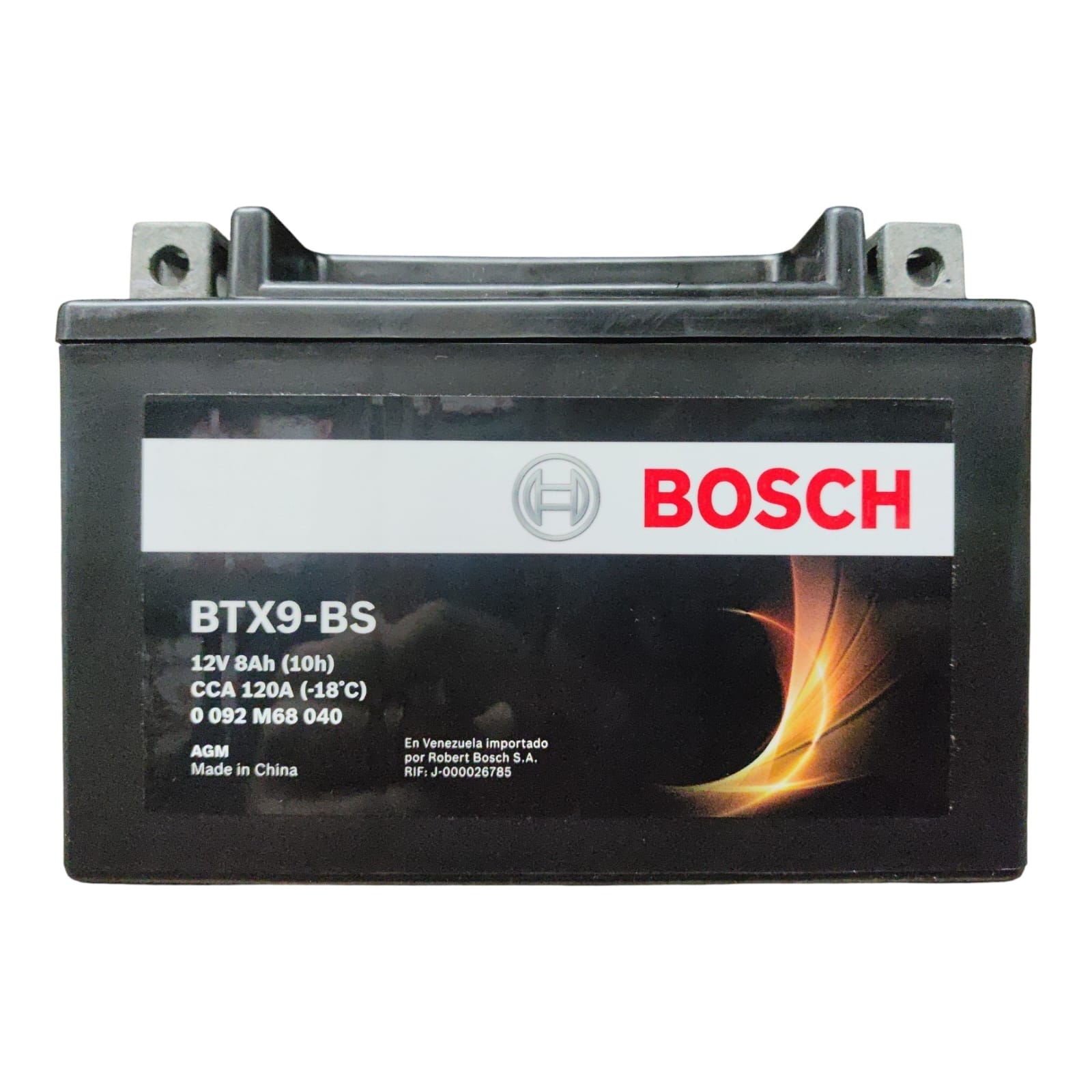 BATERIA PARA MOTO 8AH CCA120 (- +) L 50 - AN 87 - AL 105 BOSCH